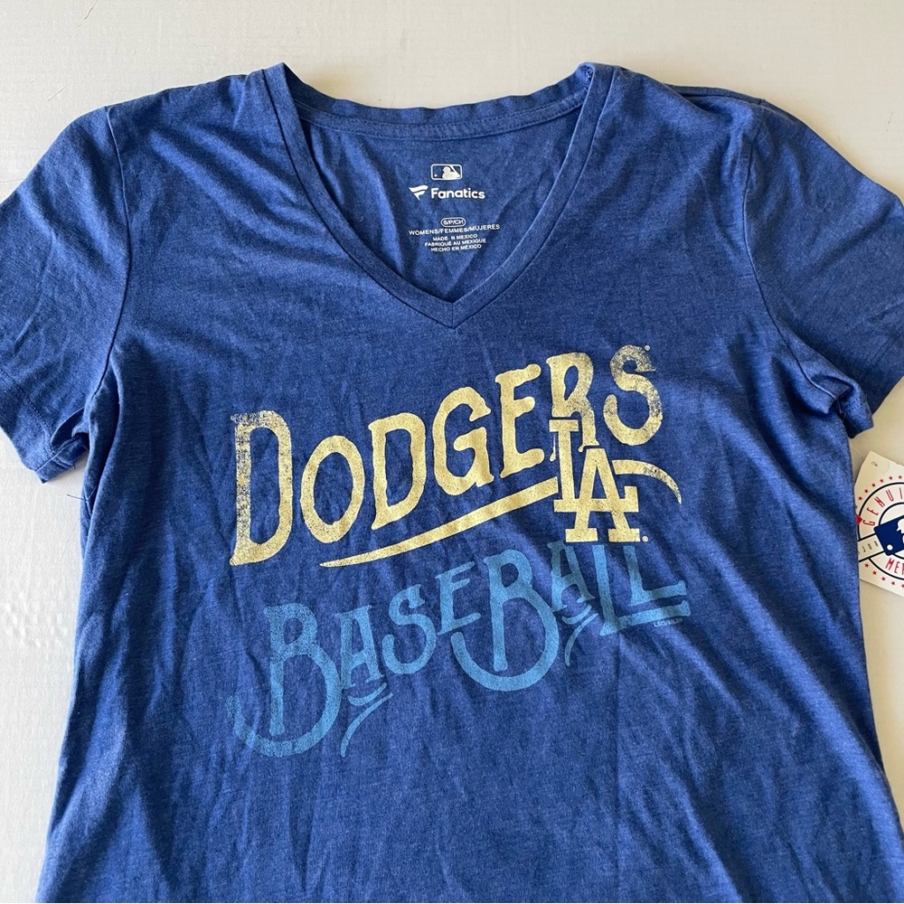 Fanatics Blue Dodgers Graphic Tee Baseball